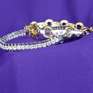 2 women's bracelets sold together